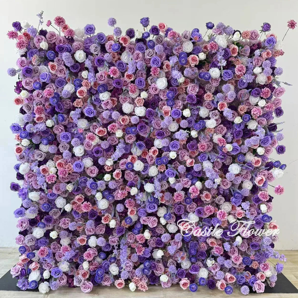 L-R262 New Arrival 5D Floral Arrangement Artificial Flower Backdrop Roll Pink Wedding Decoration Flower Valentine's Day Easter