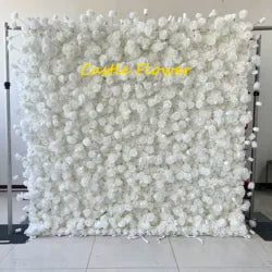 ODM OEM Wedding Flower Wall Backdrop 3D Custom Luxury Hot Sale Artificial Flowers for Wedding Decoration Event Party Decor - 8*8ft, 10*10ft, Customized / FW639