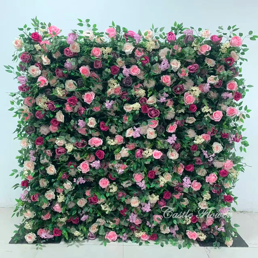 L-R504 Explosive Models Wholesale Flower Wall Outdoor Flower 3d Flower Wall Backdrop Artificial Flowers Home Party Event Decor
