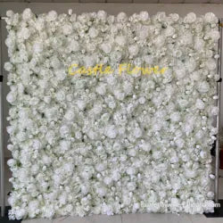 ODM OEM Wedding Flower Wall Backdrop 3D Custom Luxury Hot Sale Artificial Flowers for Wedding Decoration Event Party Decor - 8*8ft, 10*10ft, Customized / FW647