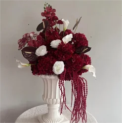 L-R527 Customized Luxury Colorful Flower Ball Wedding Decoration Pink White Artificial Flowers Wedding Flowers Table Centerpiece - 30-100cm, Customized / FB413