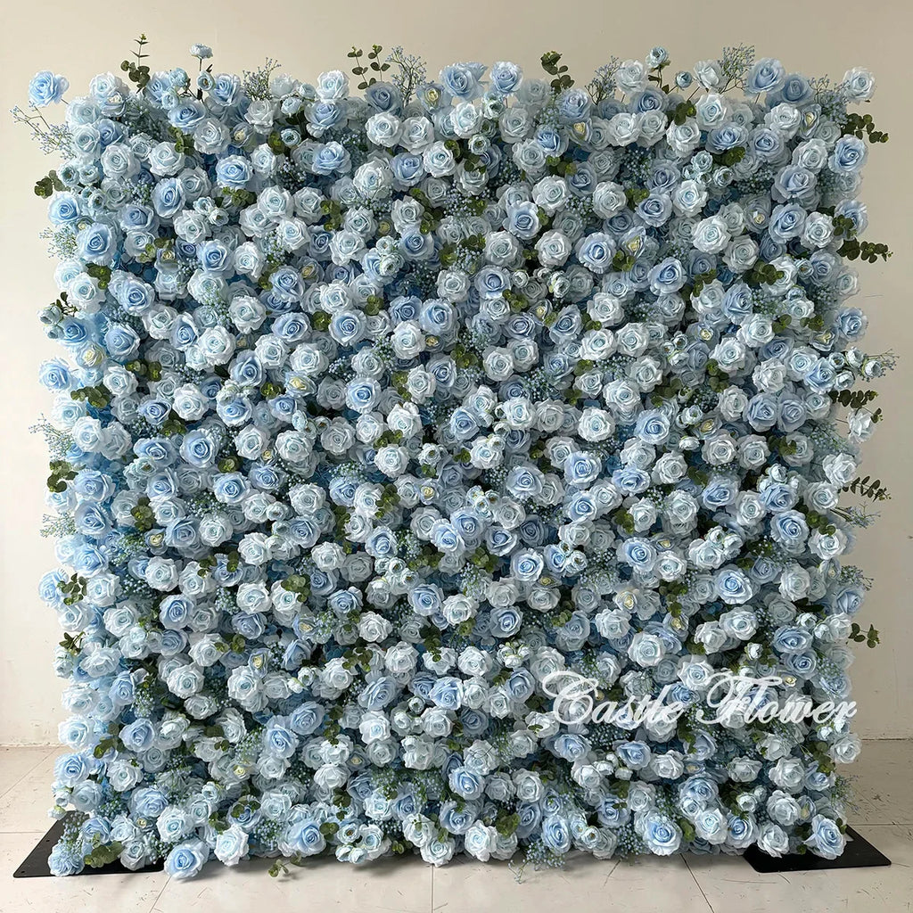 L-R262 New Arrival 5D Floral Arrangement Artificial Flower Backdrop Roll Pink Wedding Decoration Flower Valentine's Day Easter