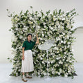 Green Walls Silk 5d Greenery Rose Wall New Tasteless Durable Flower Wall Wedding Event Floral Background Decoration