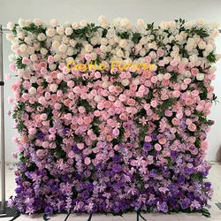 Christmas Backdrop Decoration Flower Wall  Custom OEM ODM Artificial Flowers for Wedding Christmas Halloween Event Party Decor - 8ft*8ft, 10ft*10ft, Customized / FW660