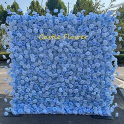 Christmas Backdrop Decoration Flower Wall  Custom OEM ODM Artificial Flowers for Wedding Christmas Halloween Event Party Decor - 8ft*8ft, 10ft*10ft, Customized / FW675