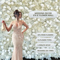 Baby Shower Decoration Theme with Beautiful Artificial Flower Wall Backdrop
