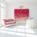 Wholesale Salesin Stock 5D Floral Backdrop Premium Silk Rose Decor Artificial Wedding Flower Wall for Weddings Events