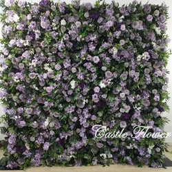 L-R267 Handmade Silk Pink 8x8 Feet Artificial Rose Flower Wall for Wedding Christmas Back-to-School Chinese New Year Party Decor - 8ft*8ft, 10ft*10ft, Customized / FW620