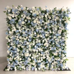 Christmas Backdrop Decoration Flower Wall  Custom OEM ODM Artificial Flowers for Wedding Christmas Halloween Event Party Decor - 8ft*8ft, 10ft*10ft, Customized / FW723