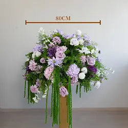 Custom Fall Wedding Flower Ball Colorful Silk Artificial Flowers Floral Centerpieces for Table Decor Ceremony Event Supplies - 30-100cm, Customized / FA051-1