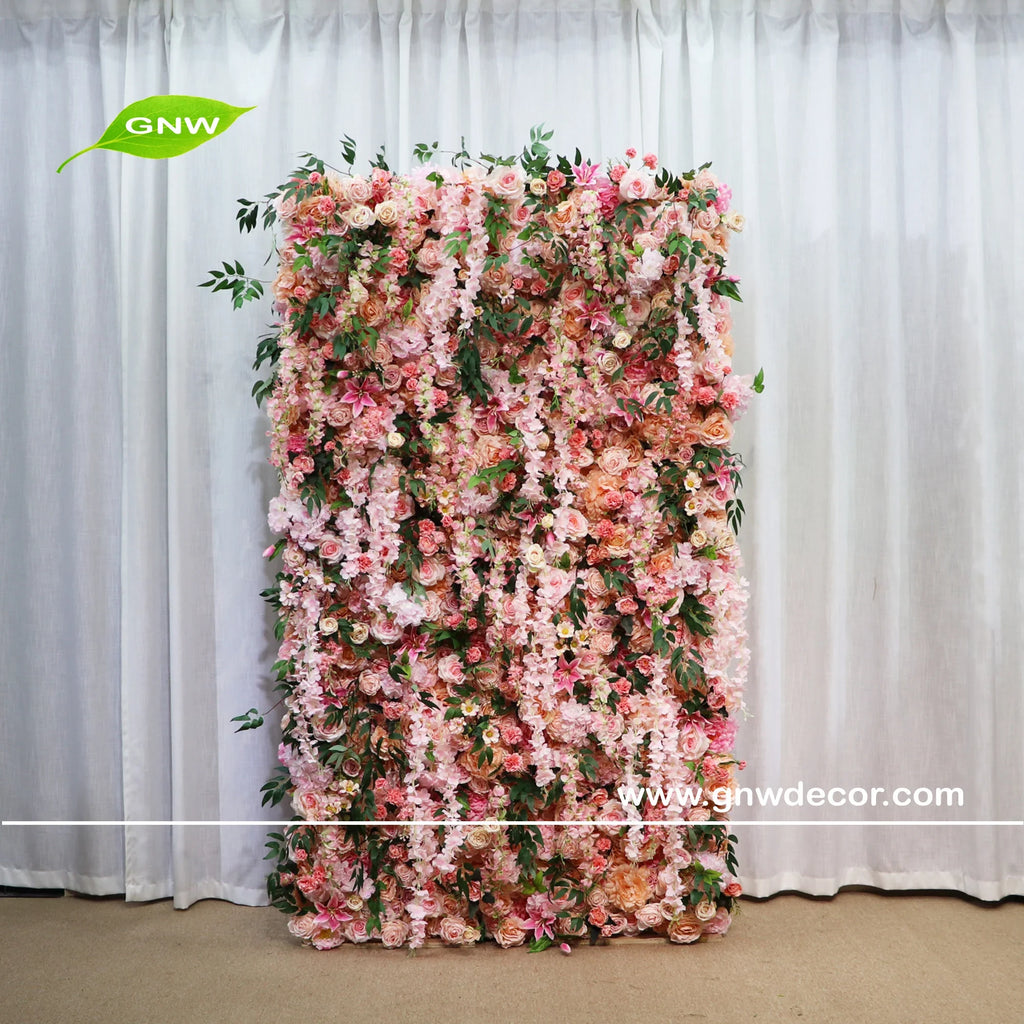 Multiple Flowers Wall Backdrop Photo Booth Backdrop Decoration