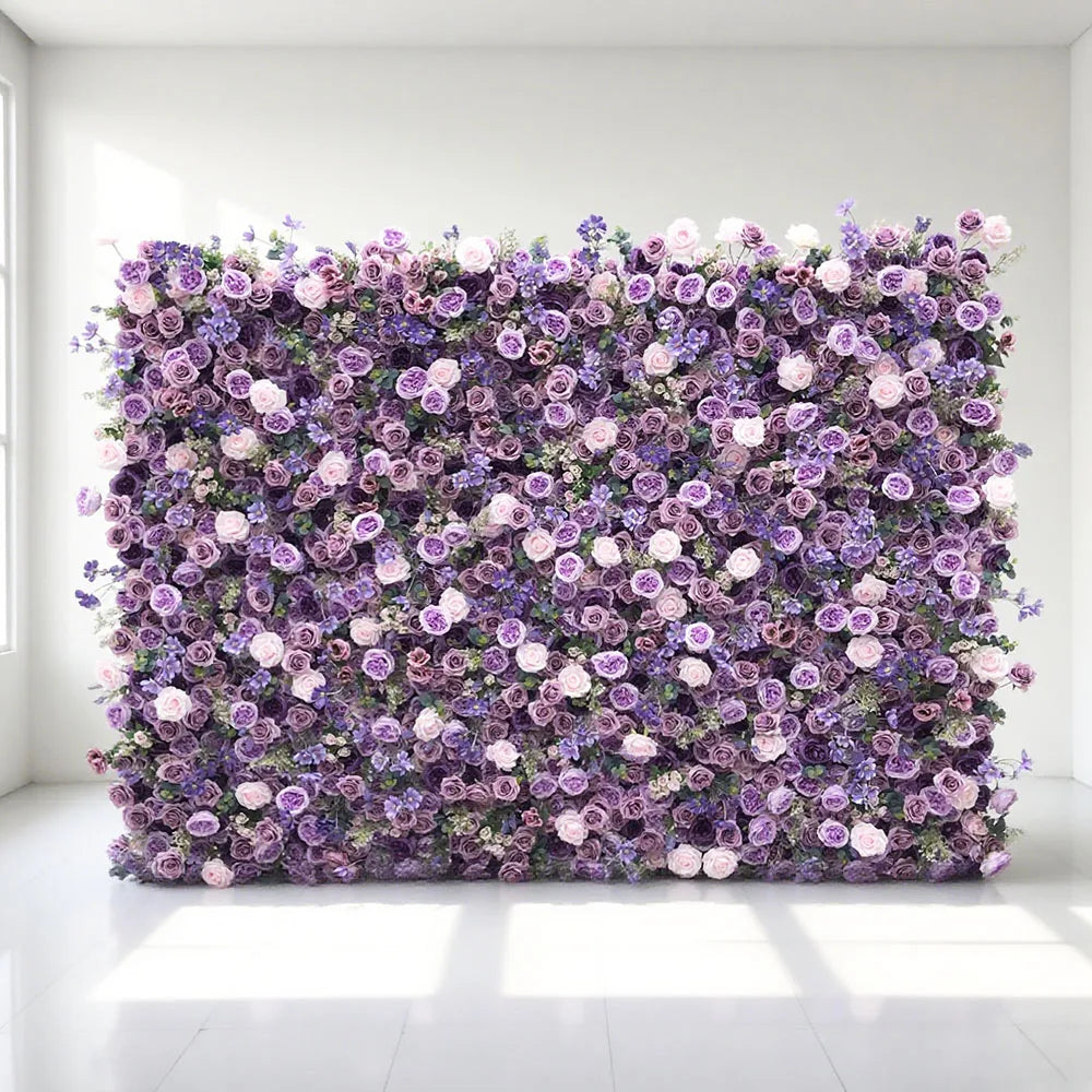 Modern Style Elegant Romantic Detachable Artificial Flower Wall for Contemporary Wedding Events New Arrival