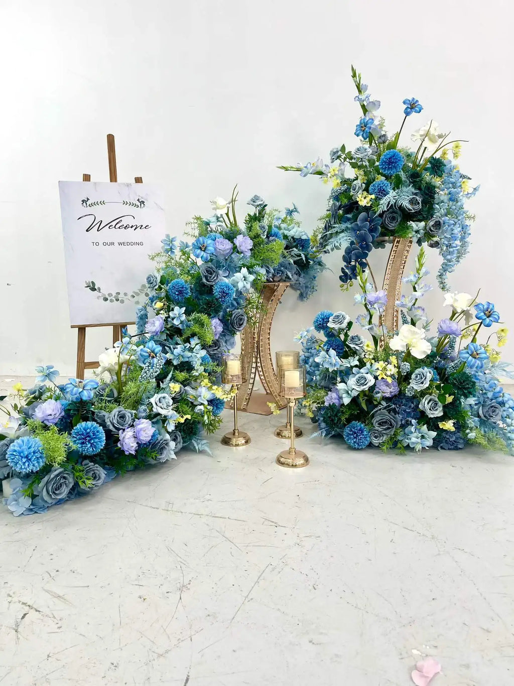 L-R418 Hot Sale High Quality Wholesale Artificial Flower Ball Wedding Aisle Flowers Thanksgiving Christmas Party Wall Decor