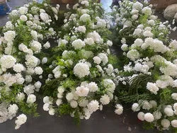 H-999 Customizable Artificial Wedding Flowers Runner  Silk Flower Runner Decorations Wedding Floral Arrangements Wholesale - 60-100cm size / Mix-14