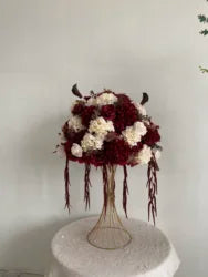 L-R432 Quality Assurance Brand New Product Custom Artificial Flower Ball Wedding Proposal Party Event Decor Table Centerpiece - 40-80 cm, Custom / FB349