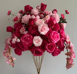L-R432 Quality Assurance Brand New Product Custom Artificial Flower Ball Wedding Proposal Party Event Decor Table Centerpiece - 40-80 cm, Custom / FB318