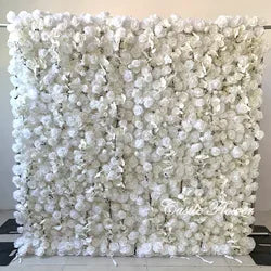 L-R269 High Quality Artificial 8X8Ft Roll-up Green Grass Wall Flower Wall Backdrop for Wedding Events Event Backdrop Decorations - 8ft*8ft, 10ft*10ft, Customized / FW604