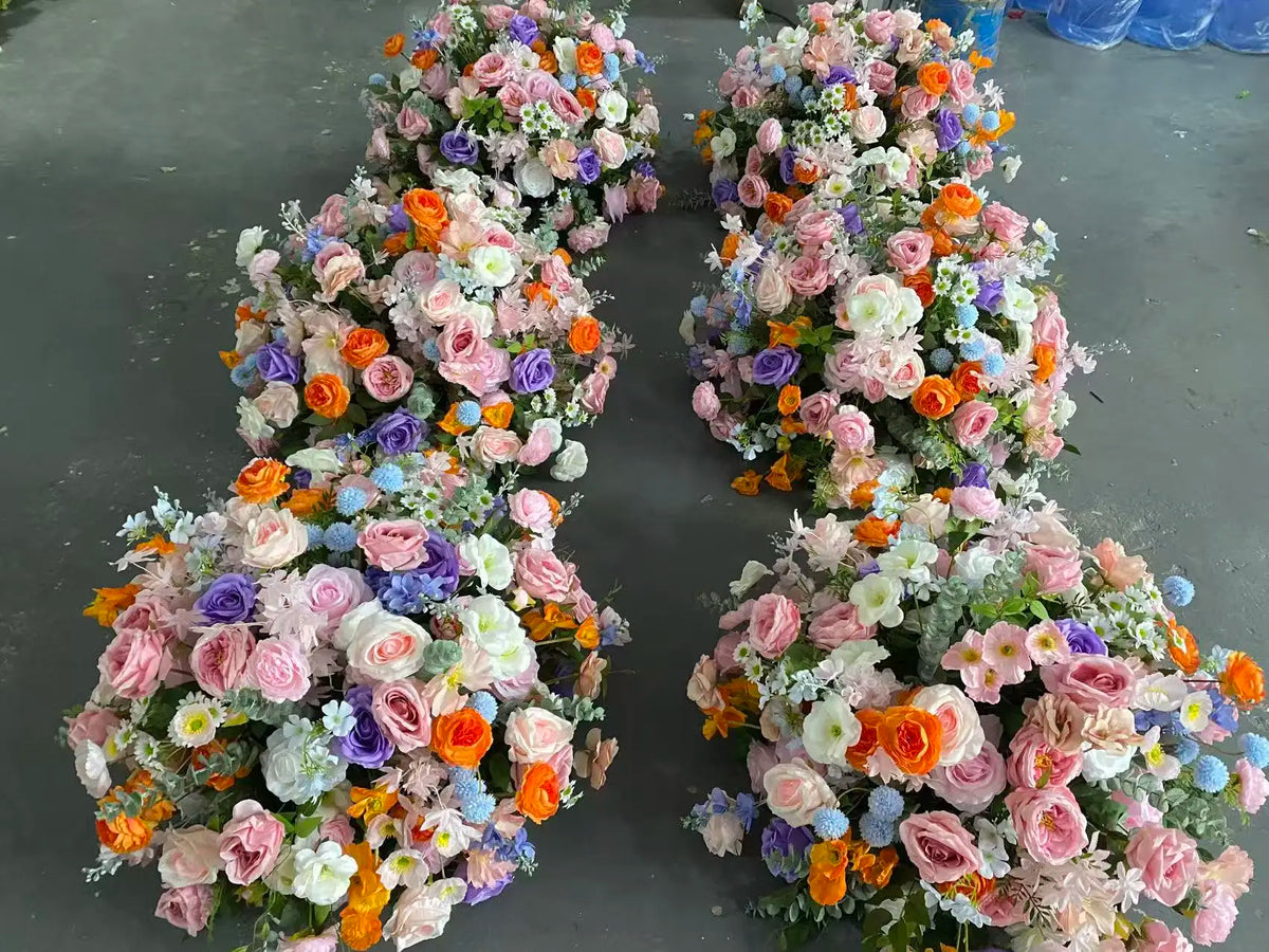 L-R432 Quality Assurance Brand New Product Custom Artificial Flower Ball Wedding Proposal Party Event Decor Table Centerpiece