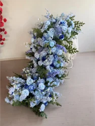 New Wholesale Custom Flower Runner Flower Ball White Artificial Flowers for Fall Wedding Decoration Event Party Decor ODM OEM - 30-300cm, Customized / #20