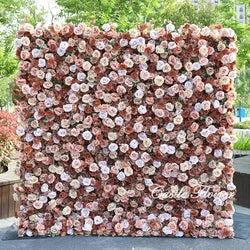 L-R273 New Arrival 5D Floral Arrangement Artificial Flower Backdrop Roll Blue Wedding Decoration Flower Valentine's Day Easter - 8ft*8ft, 10ft*10ft, Customized / FW542
