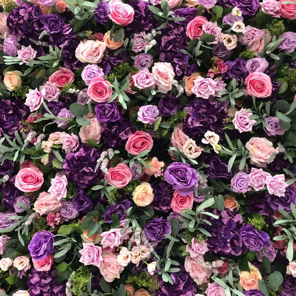 Detachable Sections Modern Romantic New Arrival Artificial Flower Wall for Flexible Wedding Decoration Layout