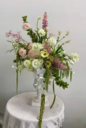 L-R418 Hot Sale High Quality Wholesale Artificial Flower Ball Wedding Aisle Flowers Thanksgiving Christmas Party Wall Decor - 40-80 cm, Custom / Q12