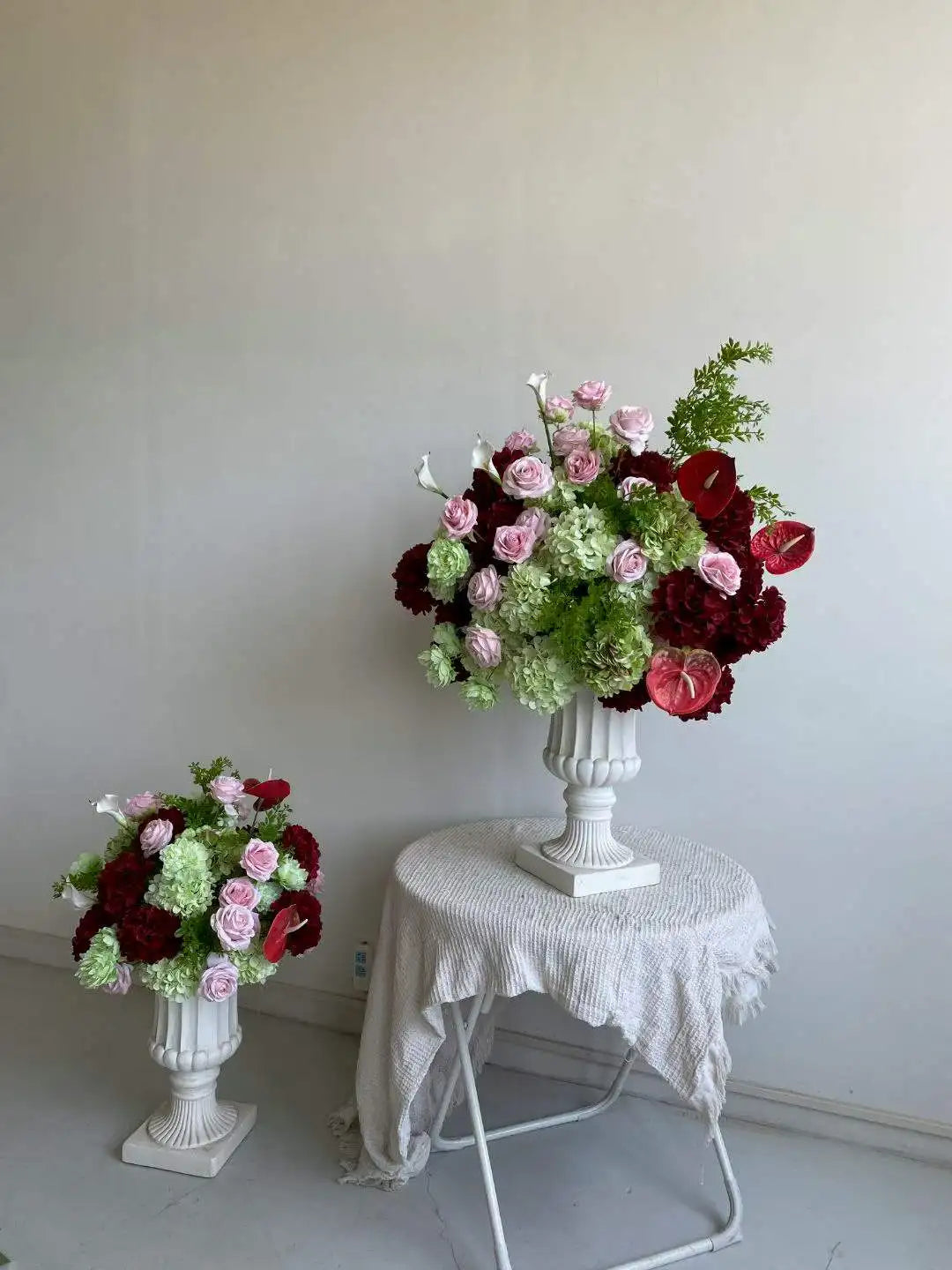 L-R417 High Quality Wholesale Custom Artificial Flower Ball Wedding Aisle Flowers Thanksgiving Christmas New Year Party Decor