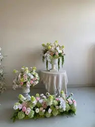 L-R418 Hot Sale High Quality Wholesale Artificial Flower Ball Wedding Aisle Flowers Thanksgiving Christmas Party Wall Decor - 40-80 cm, Custom / Q15