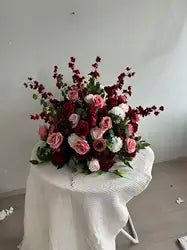 L-R432 Quality Assurance Brand New Product Custom Artificial Flower Ball Wedding Proposal Party Event Decor Table Centerpiece - 40-80 cm, Custom / FB303
