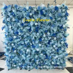 ODM OEM Wedding Flower Wall Backdrop 3D Custom Luxury Hot Sale Artificial Flowers for Wedding Decoration Event Party Decor - 8*8ft, 10*10ft, Customized / FW610