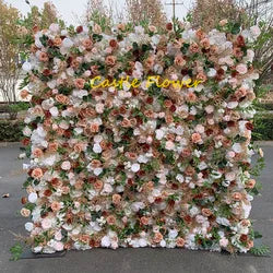 ODM OEM Wedding Flower Wall Backdrop 3D Custom Luxury Hot Sale Artificial Flowers for Wedding Decoration Event Party Decor - 8*8ft, 10*10ft, Customized / FW681