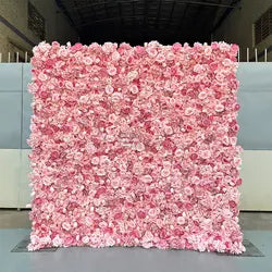 GNW Wedding Backdrop Artificial Silk Flowers Hydrangea Design 8x8ft Multi-Color Options - 8*8ft in the picture / as picture
