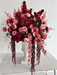 L-R432 Quality Assurance Brand New Product Custom Artificial Flower Ball Wedding Proposal Party Event Decor Table Centerpiece - 40-80 cm, Custom / FB336