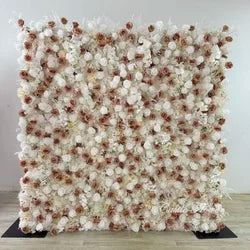 Christmas Backdrop Decoration Flower Wall  Custom OEM ODM Artificial Flowers for Wedding Christmas Halloween Event Party Decor - 8ft*8ft, 10ft*10ft, Customized / FW735
