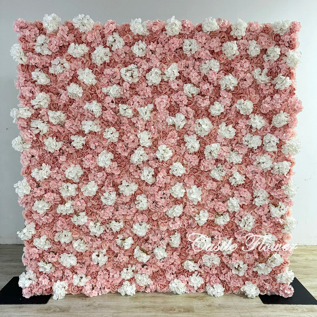 L-R269 High Quality Artificial 8X8Ft Roll-up Green Grass Wall Flower Wall Backdrop for Wedding Events Event Backdrop Decorations